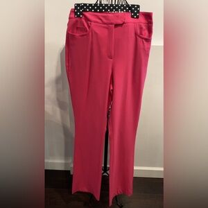 Stylish Pink Women's Pants Size 10 Tall
